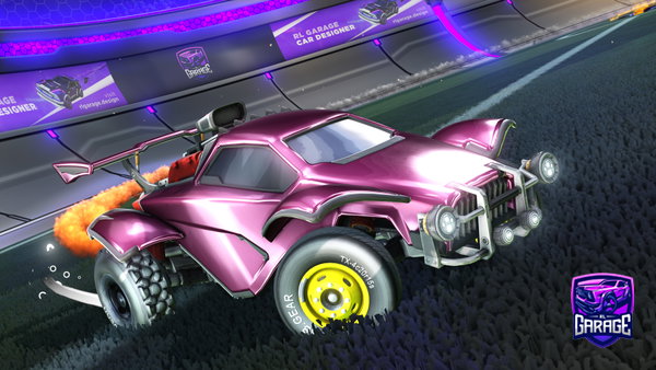 A Rocket League car design from SlowBathroom