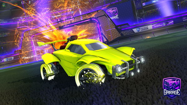 A Rocket League car design from Spitze-Kreis