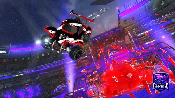 A Rocket League car design from cr4shedd