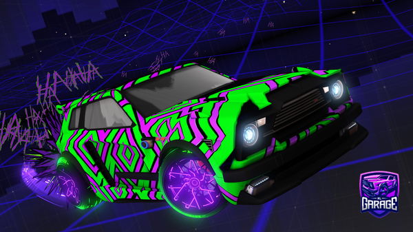 A Rocket League car design from TheGreatThing