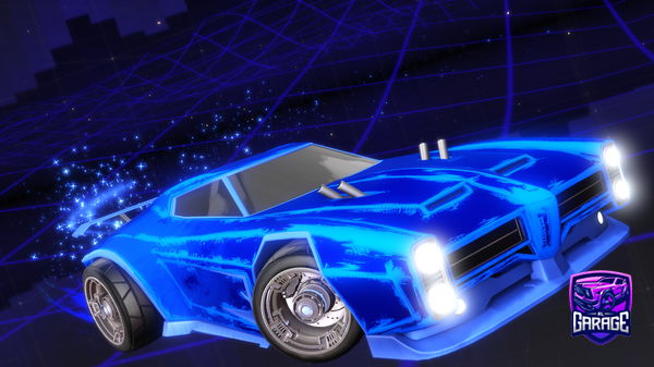 A Rocket League car design from Gtkrn