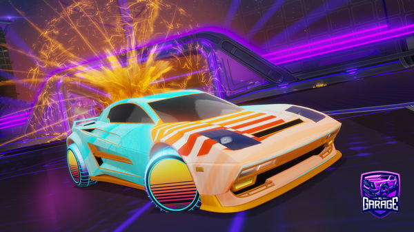 A Rocket League car design from sleeepyaswell