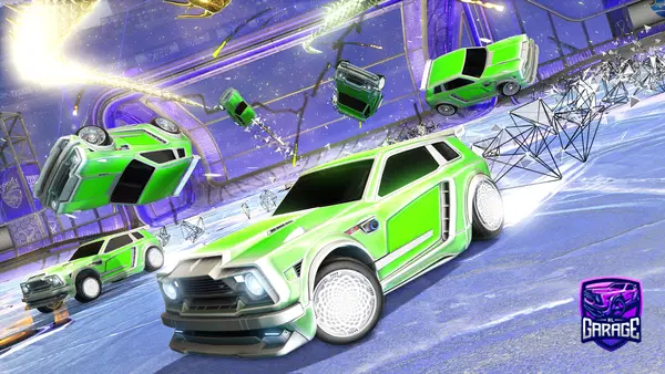 A Rocket League car design from kuchu