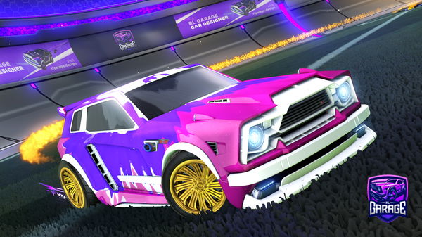 A Rocket League car design from CrazyRedTail