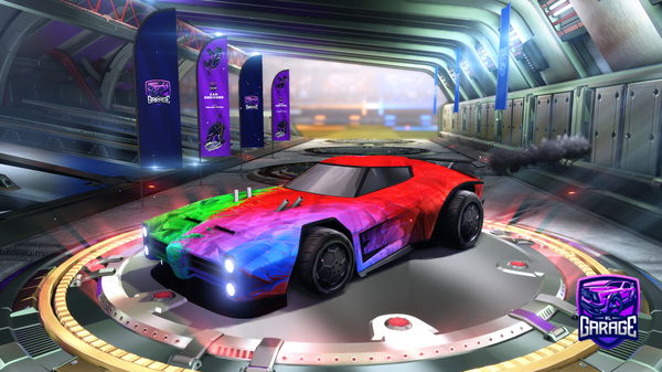 A Rocket League car design from IsolatedDoor7805