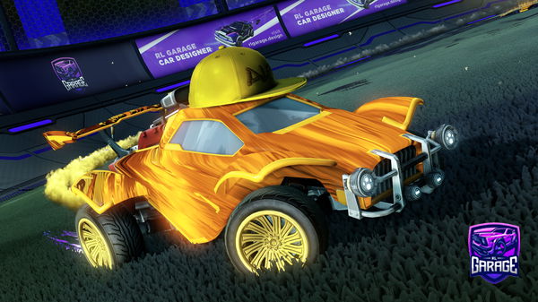 A Rocket League car design from Tripplestrxke540