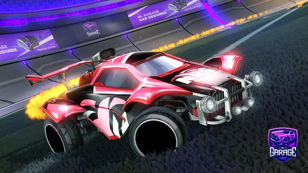 A Rocket League car design from Bronzinni007