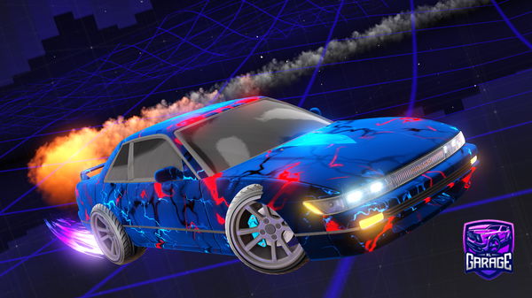 A Rocket League car design from Jakeyboi360