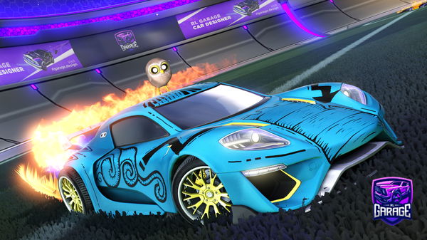 A Rocket League car design from Eliz_CH