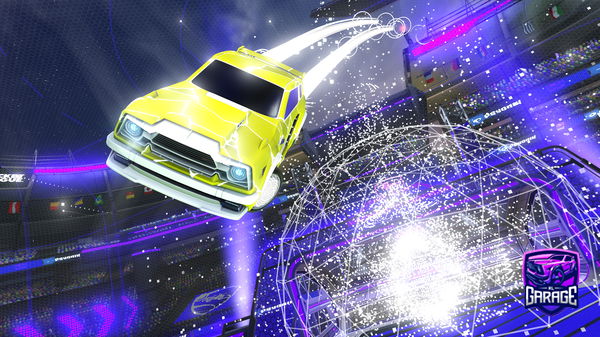 A Rocket League car design from Bcracked1