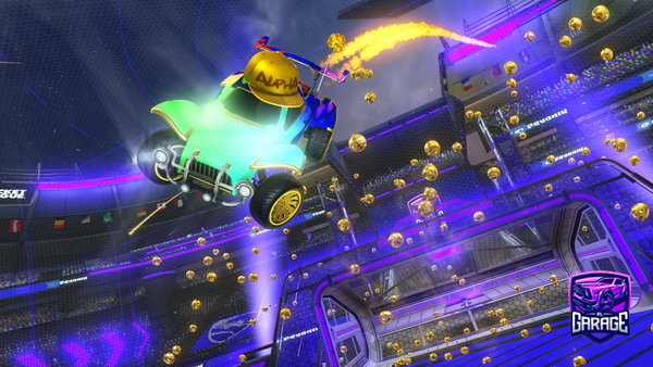 A Rocket League car design from YOOOOOOOBADGOLD