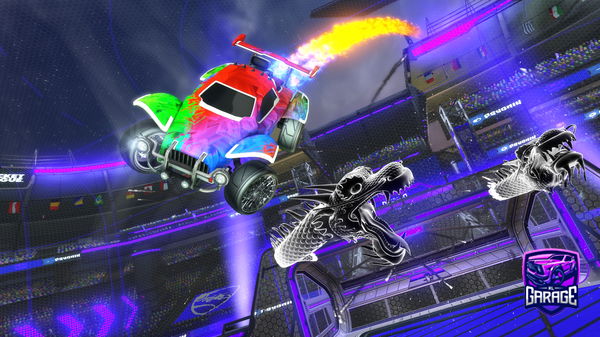 A Rocket League car design from WhiteKing