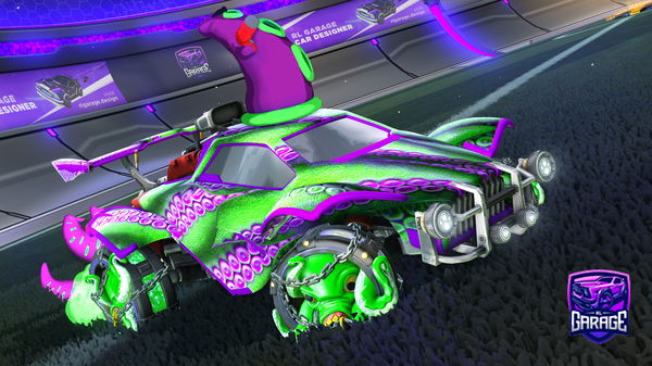 A Rocket League car design from thisismiek