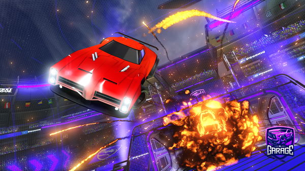 A Rocket League car design from RaccoonsYum