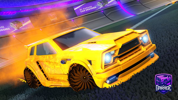 A Rocket League car design from BigQuoty