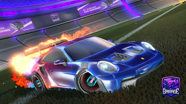A Rocket League car design from ChevyRL