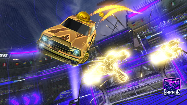 A Rocket League car design from juddigans
