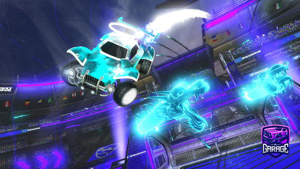 A Rocket League car design from ClapzZA