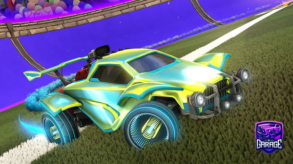 A Rocket League car design from Llama15