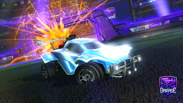 A Rocket League car design from mustachemanreal