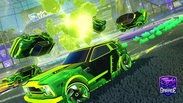 A Rocket League car design from BlockIced