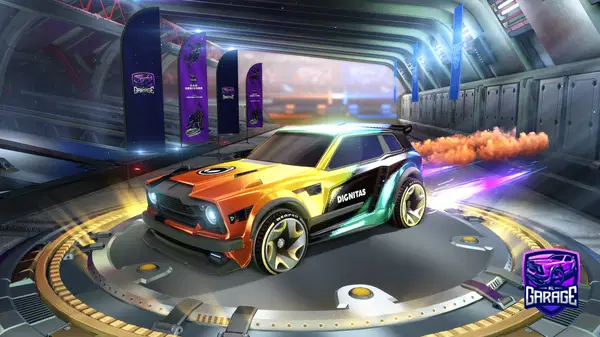 A Rocket League car design from MoriMGM1