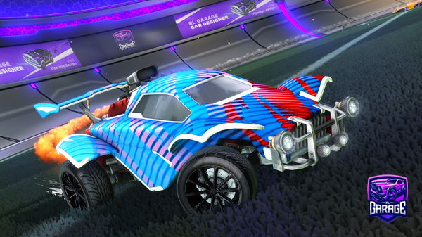 A Rocket League car design from HTZ-Axqa