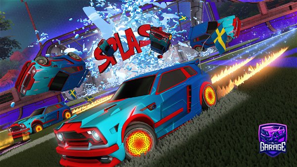 A Rocket League car design from FIREfennec