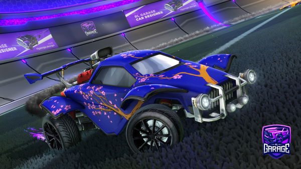 A Rocket League car design from Sp33dD3monX8