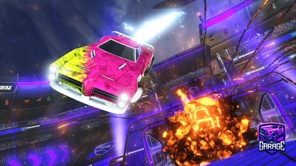 A Rocket League car design from GGstar