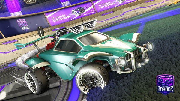 A Rocket League car design from LitleSamurai