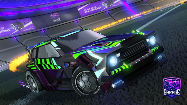 A Rocket League car design from Splatty