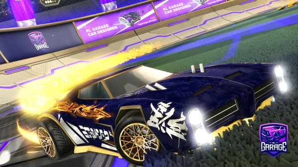 A Rocket League car design from Couplekisscamera