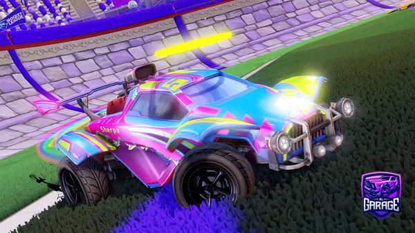 A Rocket League car design from GI1tch