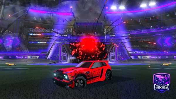 A Rocket League car design from Push3r0