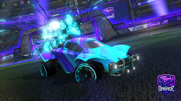A Rocket League car design from ExoT_