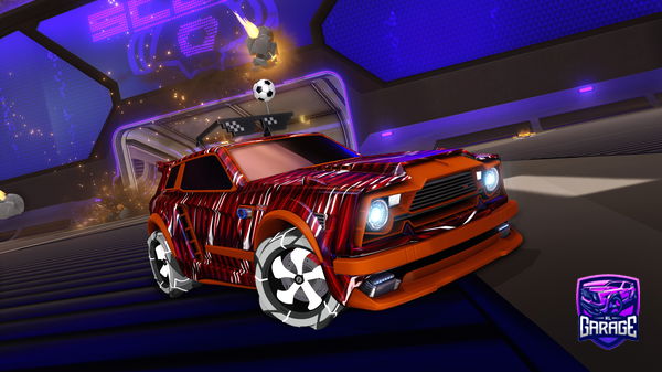 A Rocket League car design from CJ27