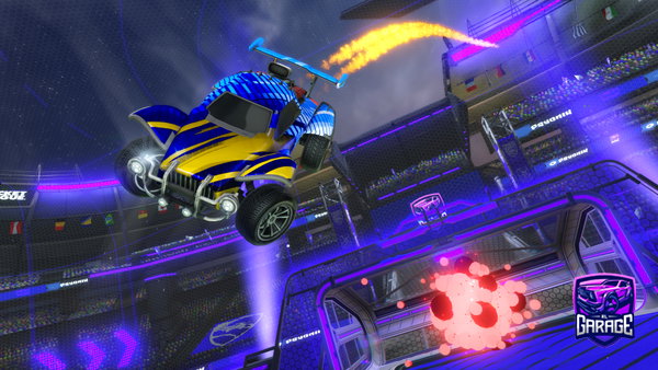 A Rocket League car design from Madenboylogy