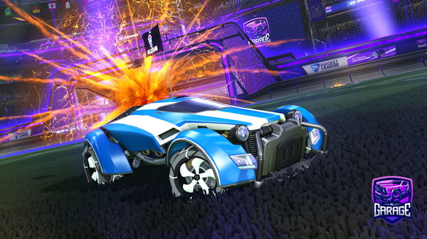 A Rocket League car design from AmirM547