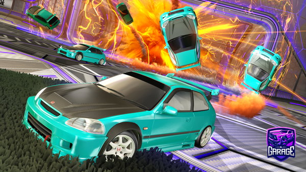 A Rocket League car design from lindydog