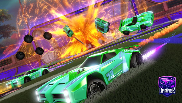 A Rocket League car design from D8l6
