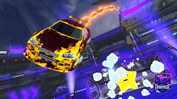 A Rocket League car design from BeastGame1