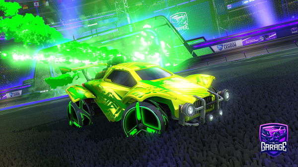 A Rocket League car design from speed-e