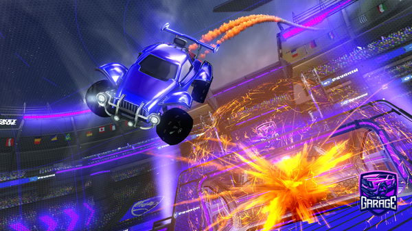 A Rocket League car design from Okelve1