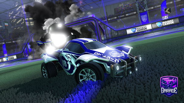 A Rocket League car design from Helium3121