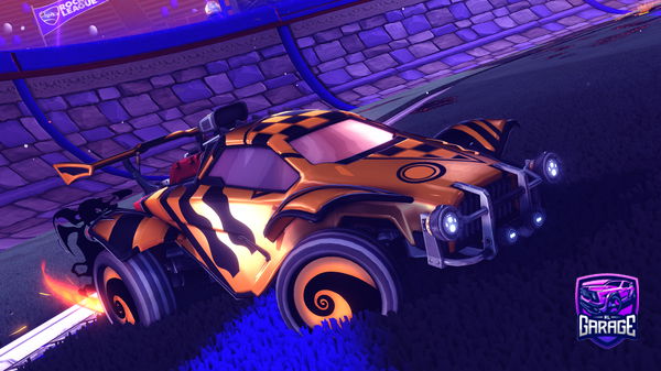 A Rocket League car design from -Goose-