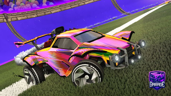 A Rocket League car design from Cralmondzy