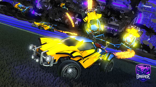 A Rocket League car design from Fjoompaz