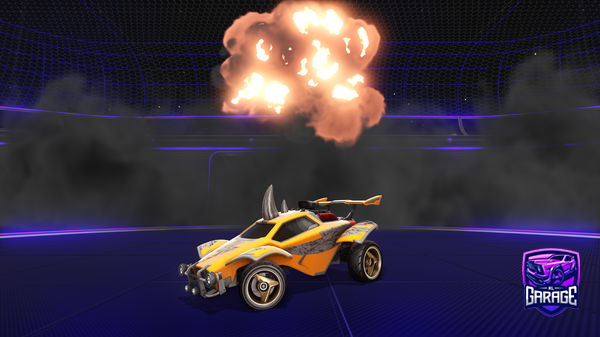 A Rocket League car design from SilverStarz128