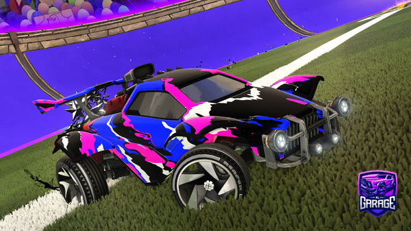 A Rocket League car design from Verrkami